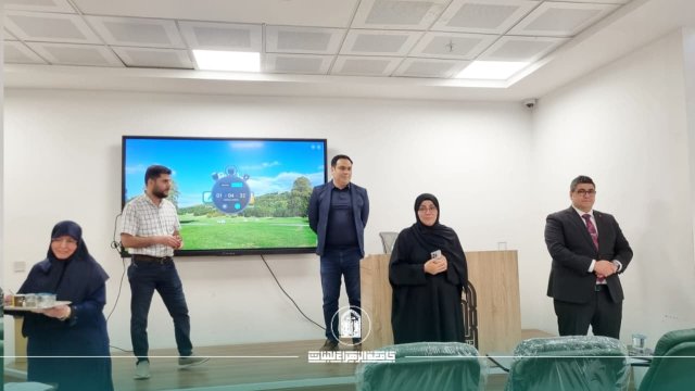 السيدة العميدة تتفقد سير الامتحان المشترك  لطالبات هندسة الاتصالات والحوسبة المتنقلة