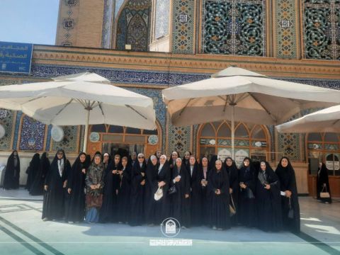 Engineering and IT Students on Spiritual Visit to the Shrine of Imam Ali (peace be upon him) Holly Shrine