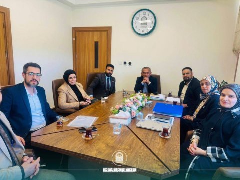 جامعة الزهراء (ع) للبنات تستقبل لجنة وزارية لمتابعة استحداث قسم تقنيات التجميل والليزر