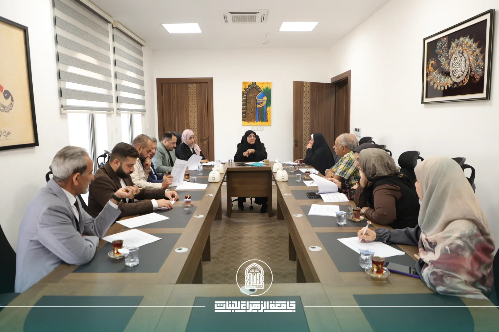 العميدة تضع مع قسم هندسة العمارة ملامح عام دراسي أكاديمي جديد