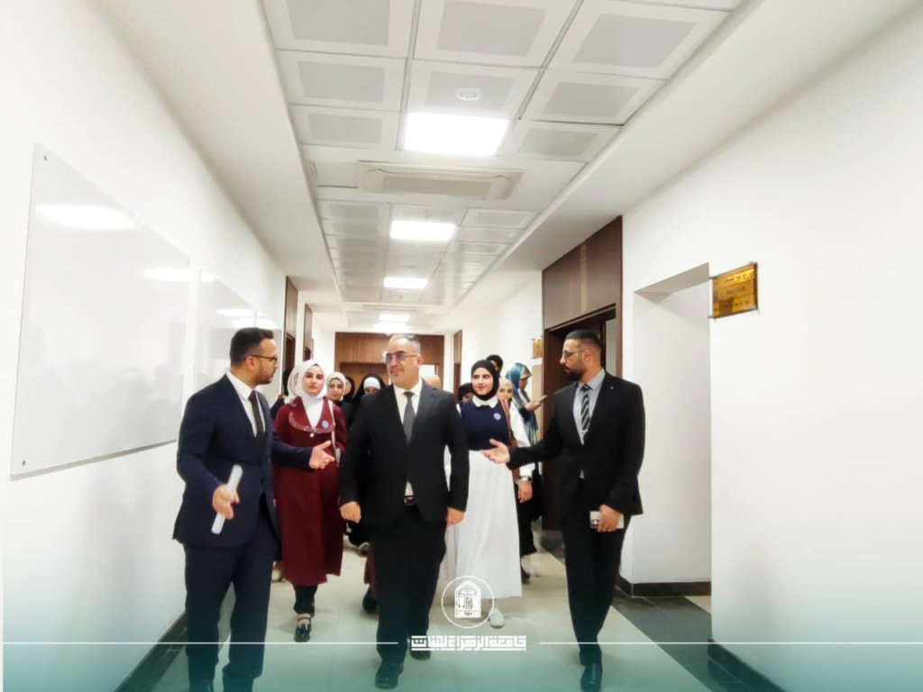 كلية الهندسة تستقبل طالبات كلية التميز في جامعة بغداد بجولة علمية في القاعات والمختبرات