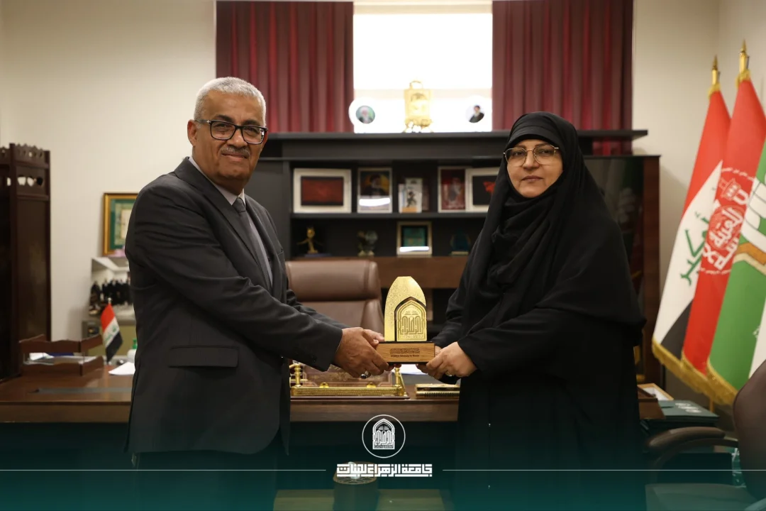 رئيسة جامعة الزهراء (ع) للبنات تكرّم تدريسيي قسم التخدير تقديرًا لتميزهم في الامتحانات الوزارية التقويمية