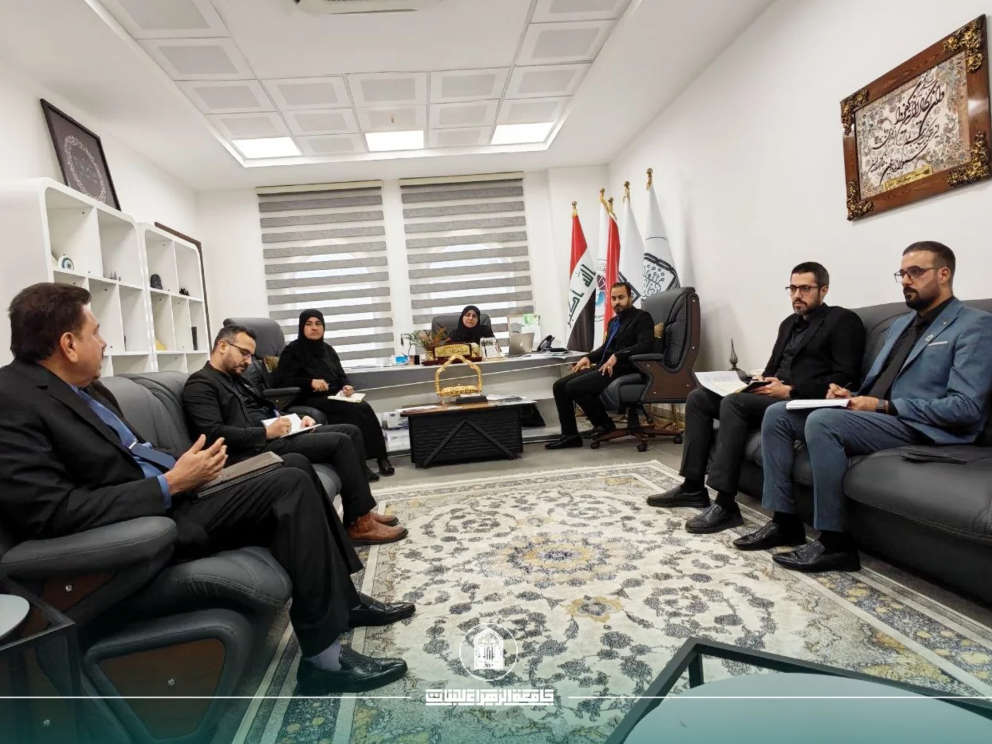 العميدة تترأس لجنة مقابلات المتقدمين للتعيين على ملاك الكلية في إطار استقطاب الكفاءات الأكاديمية