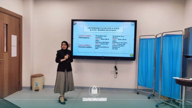 كلية التقنيات الصحية والطبية تقيم ورشة علمية حول تأهيل مبتوري الأطراف السفلية