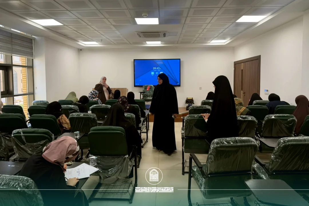 العميدة تتفقد سير امتحانات الدور الثاني في كلية الهندسة