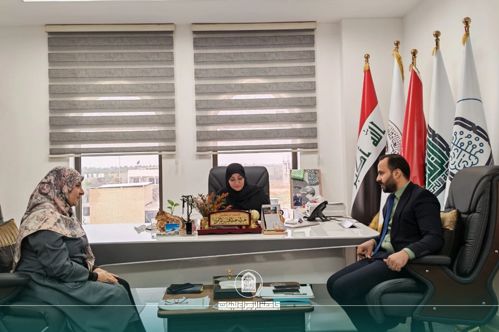العميدة تتابع جاهزية الأقسام العلمية للعام الدراسي والامتحانات التقويمية