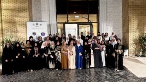 سُفرةً رمضانية لطالبات المرحلة الثالثة والرابعة داخل الحرم الجامعي،