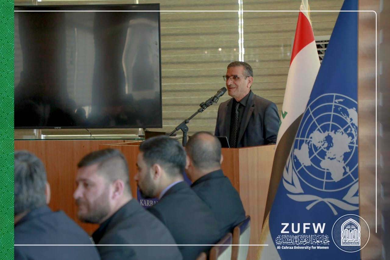 بالتعاون مع البرنامج الأنمائي للأمم المتحدة ، بحث لطالبة من جامعة الزهراء للبنات ، ضمن المؤتمر الختامي لصوت الشباب في التنمية المستدامة.