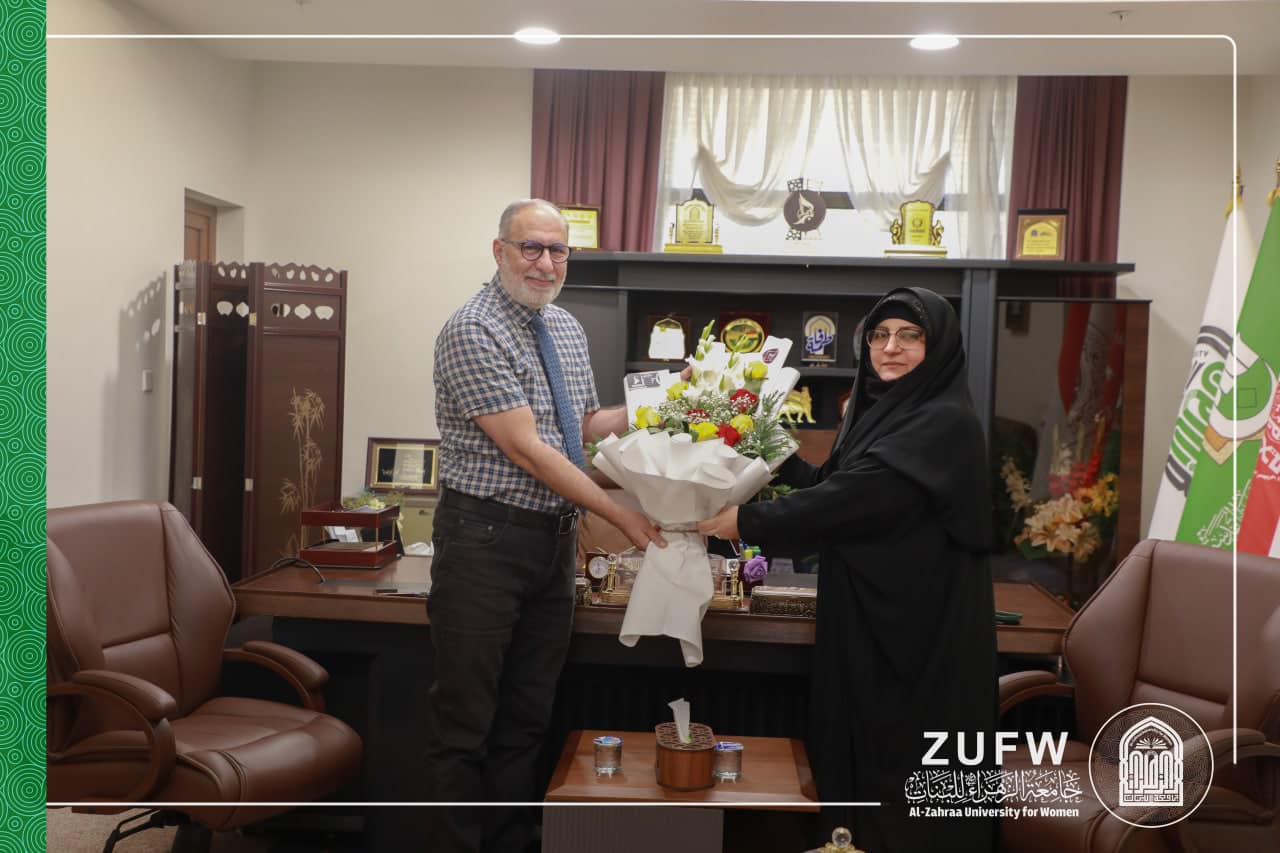 لمناقشة عدد من الملفات الاعلامية الراهنة ، مدير قناة كربلاء الفضائية يزور مبنى الجامعة.