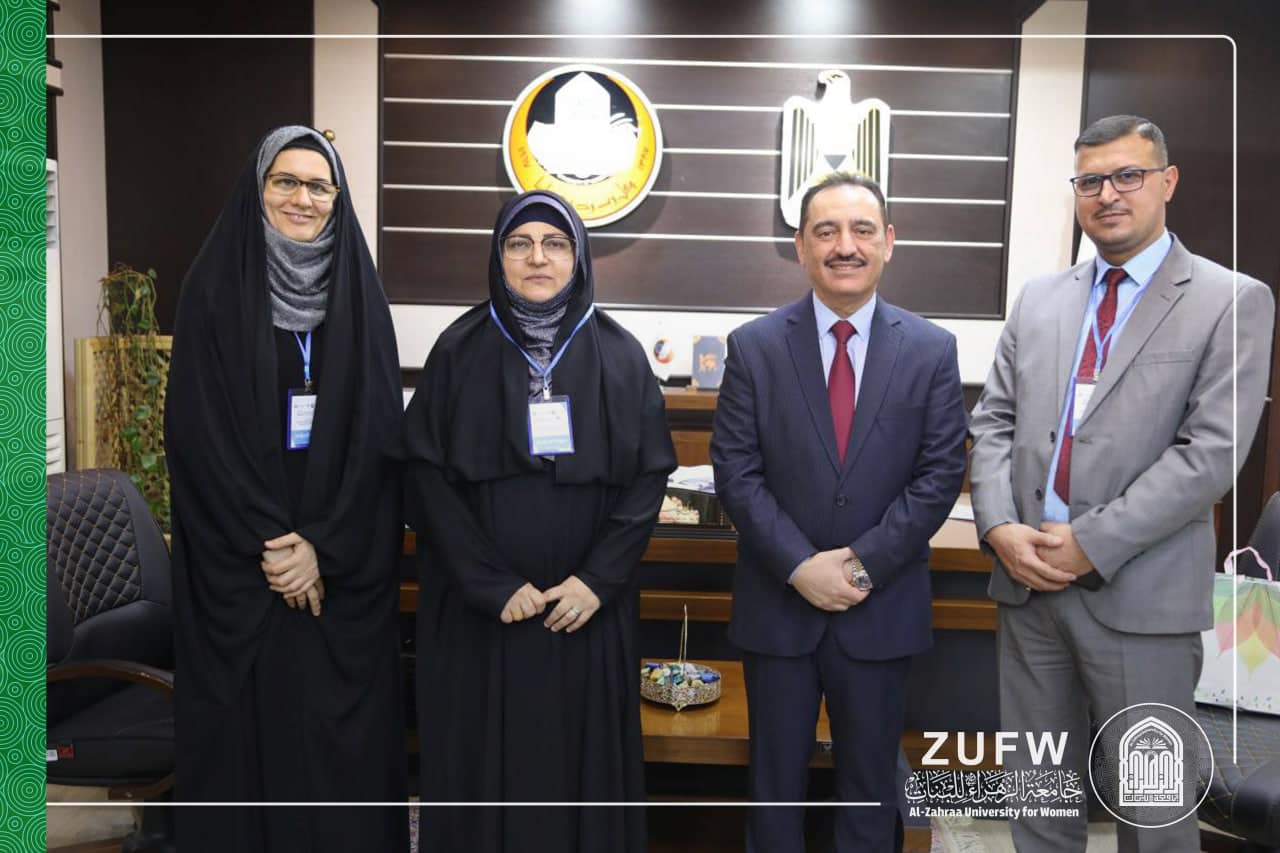 The General Secretariat of the Holy Husseiniya Shrine confirmed (350) titles from various books and sources to the University of Mosul, along with a letter of thanks and appreciation to the President of the University (Professor Qusai Kamal Al-Din Al-Ahmadi).