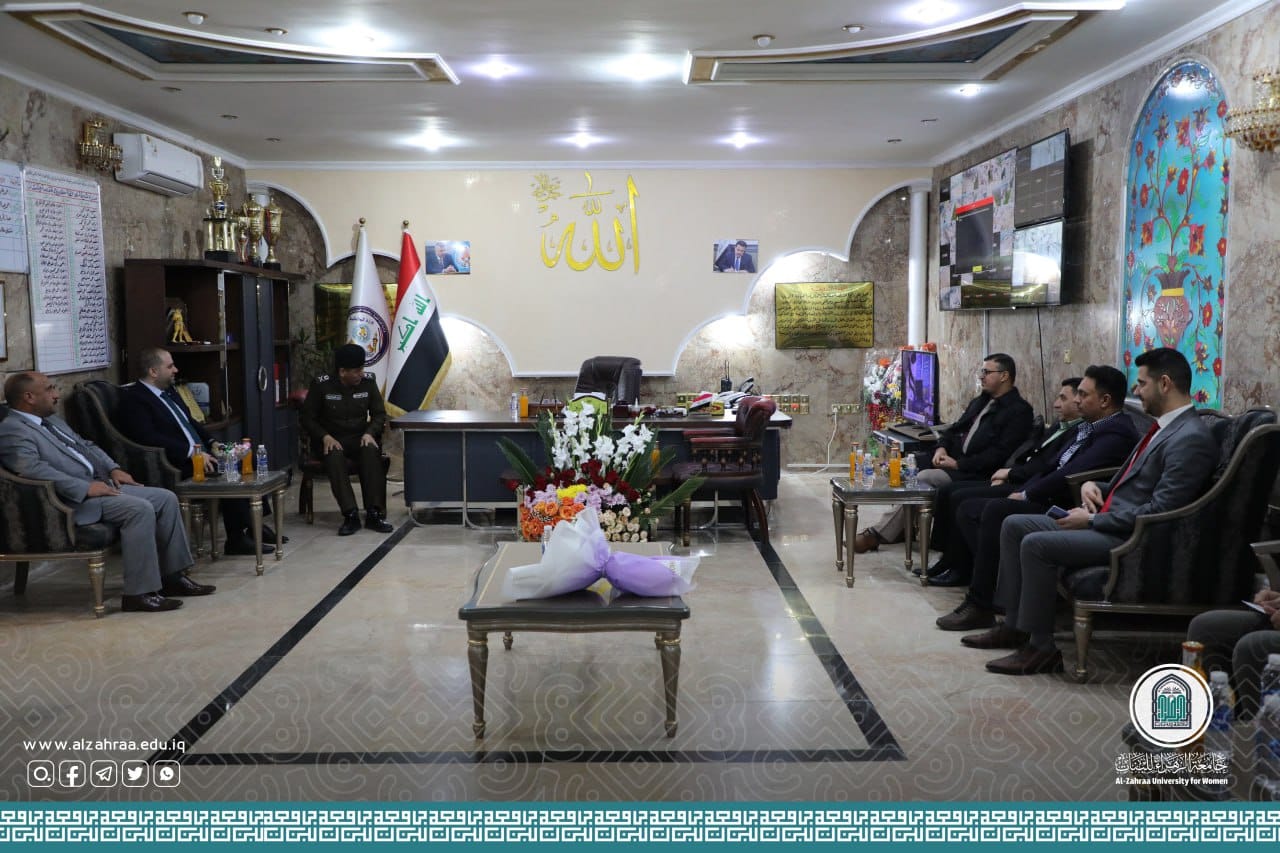 وفد من جامعة الزهراء (عليها السلام) للبنات يقدم التهنئة لجيشنا الباسل وأبطال الشرطة العراقية في عيدهم