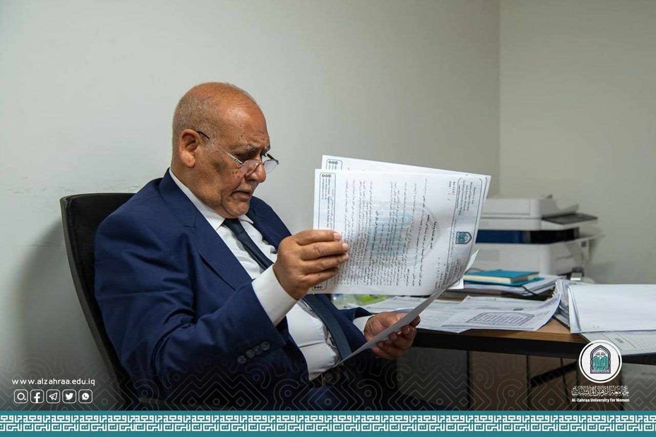 وفد من المركز الاستشاري القانوني يزور جامعة الزهراء (عليها السلام)