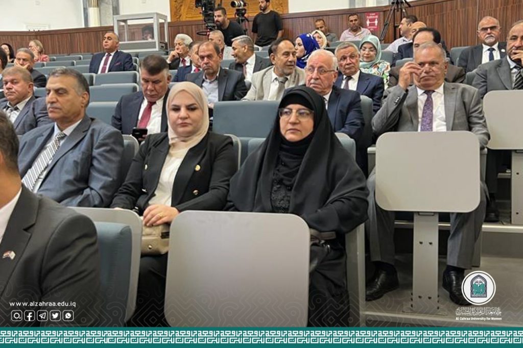 بمشاركة رئيسة جامعة الزهراء (عليها السلام) للبنات: وزارة التعليم العالي والبحث العلمي تنظم ندوة بخصوص الاعتماد المؤسسي وسبل تحقيقه في المؤسسات التعليمية.