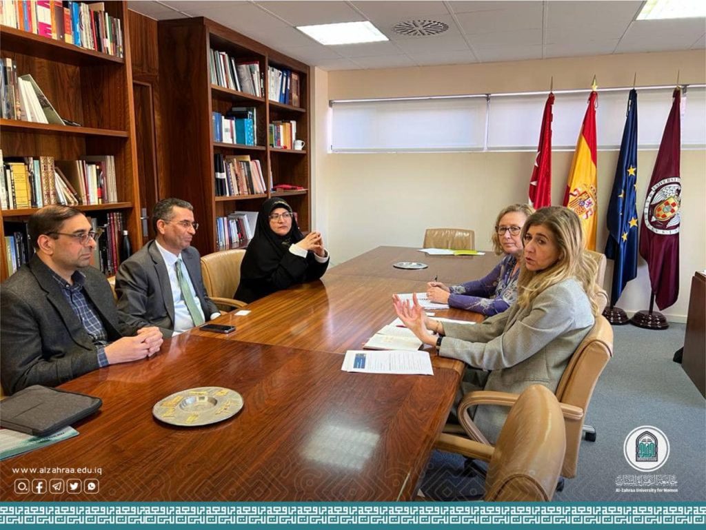 جامعة الزهراء (ع) وجامعة Complutense في إسبانيا، تعاون علمي وأكاديمي في المجالات الطبية والبحثية والدراسات اللغوية