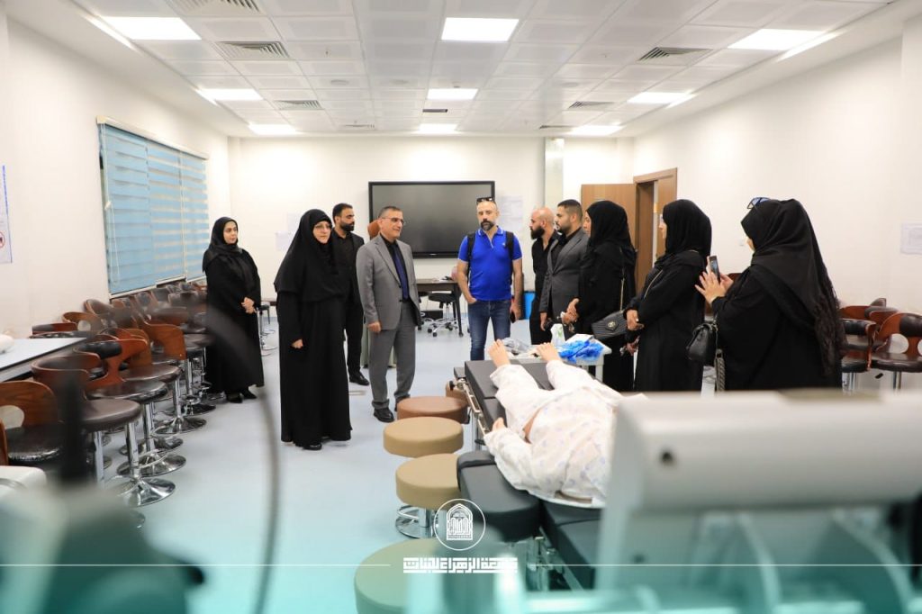 جامعة الزهراء (عليها السلام) للبنات تستقبل وفد مسرحي من دولتي تونس وسوريا