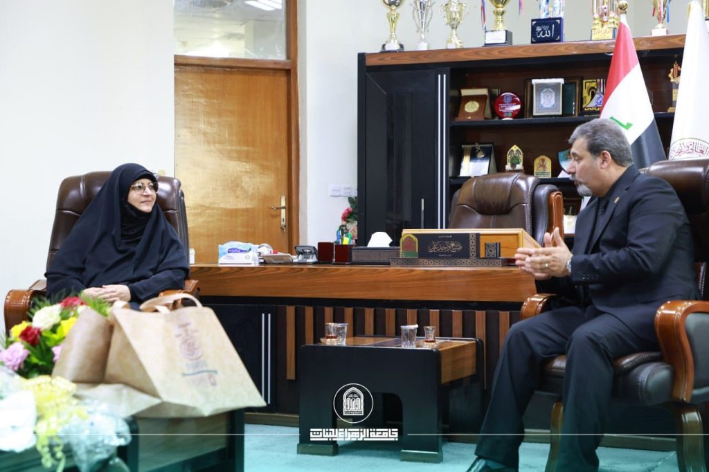 Al-Zahraa University for Women visits Karbala University to congratulates its new president