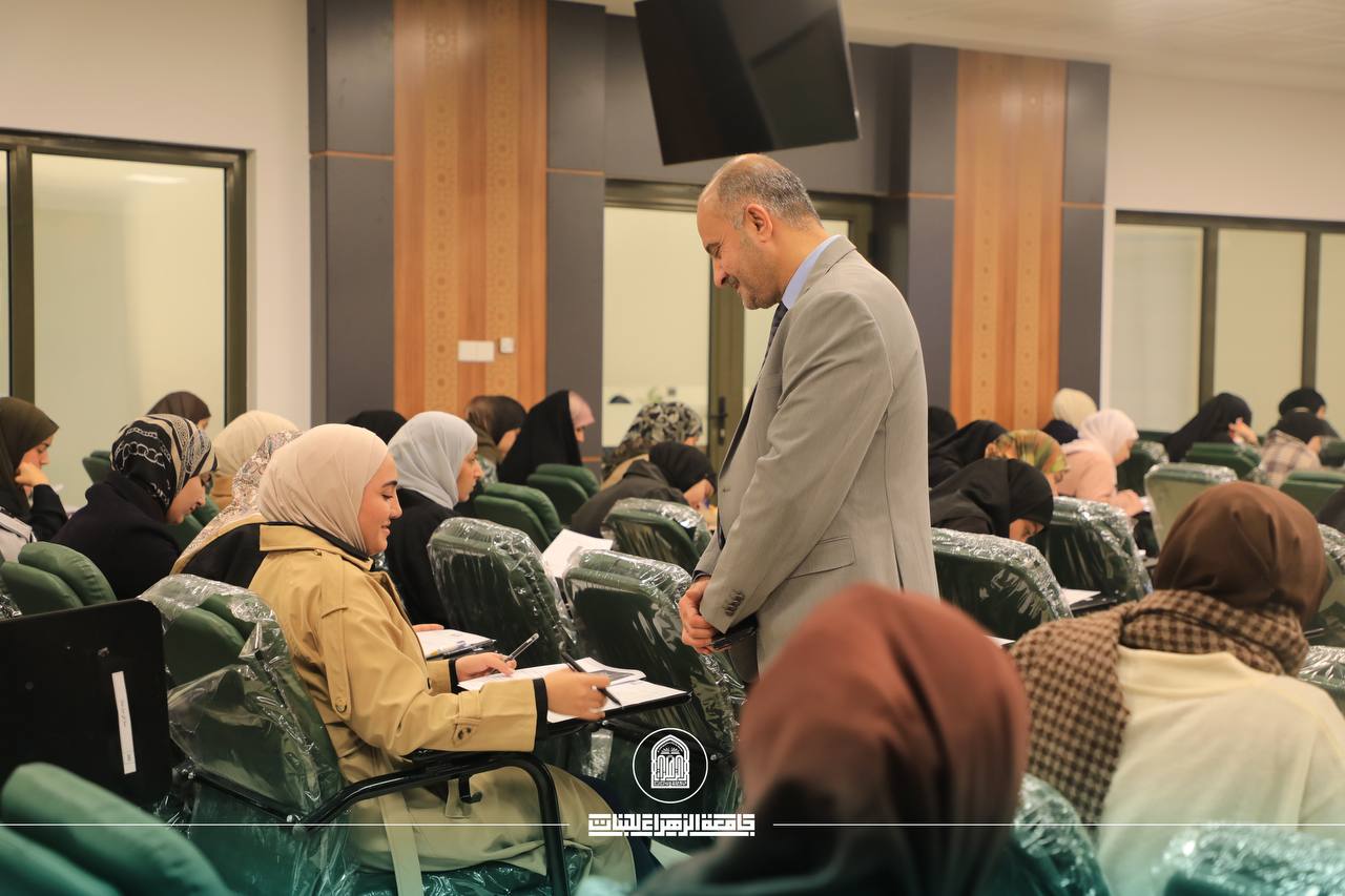 عميد كلية التقنيات الصحية والطبية الدكتور علي جاسم محمد حسن يتفقد سير الامتحانات النهائية