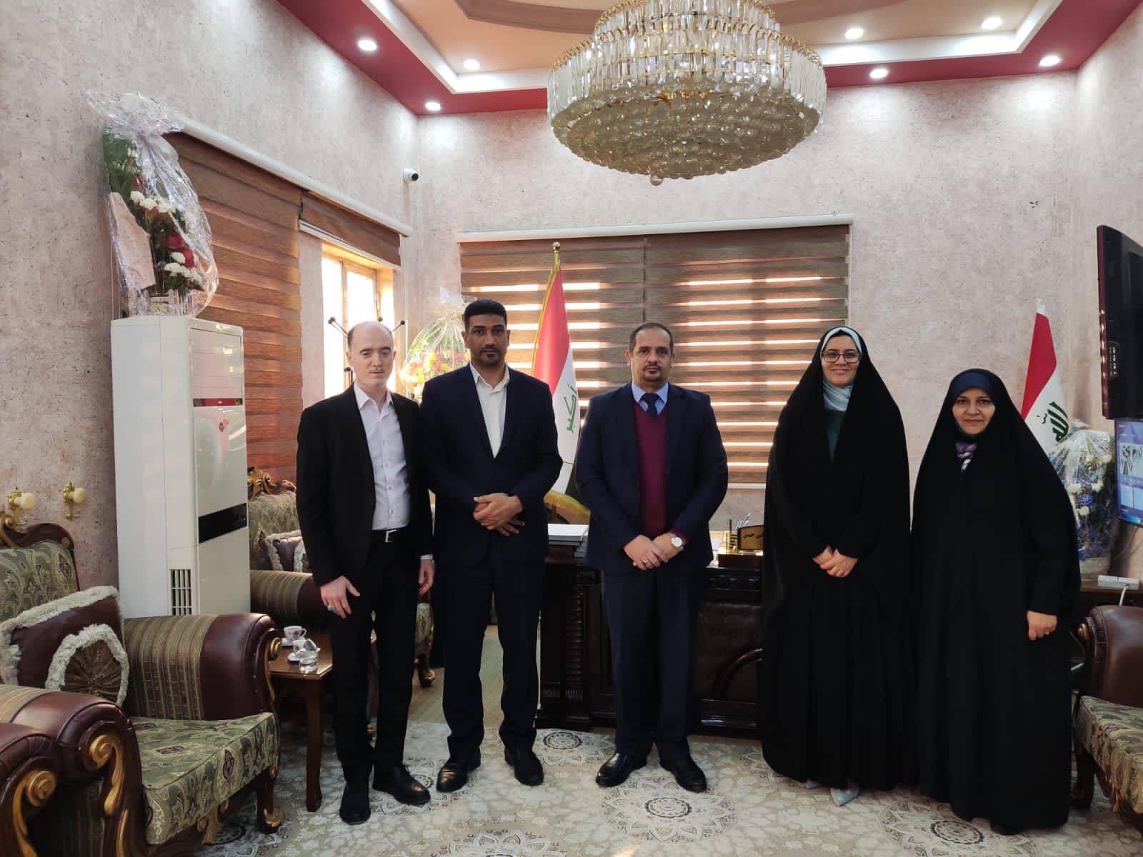 Delegation from Al-Zahraa University Visits Al-Mustansiriya University / Faculty of Basic Education