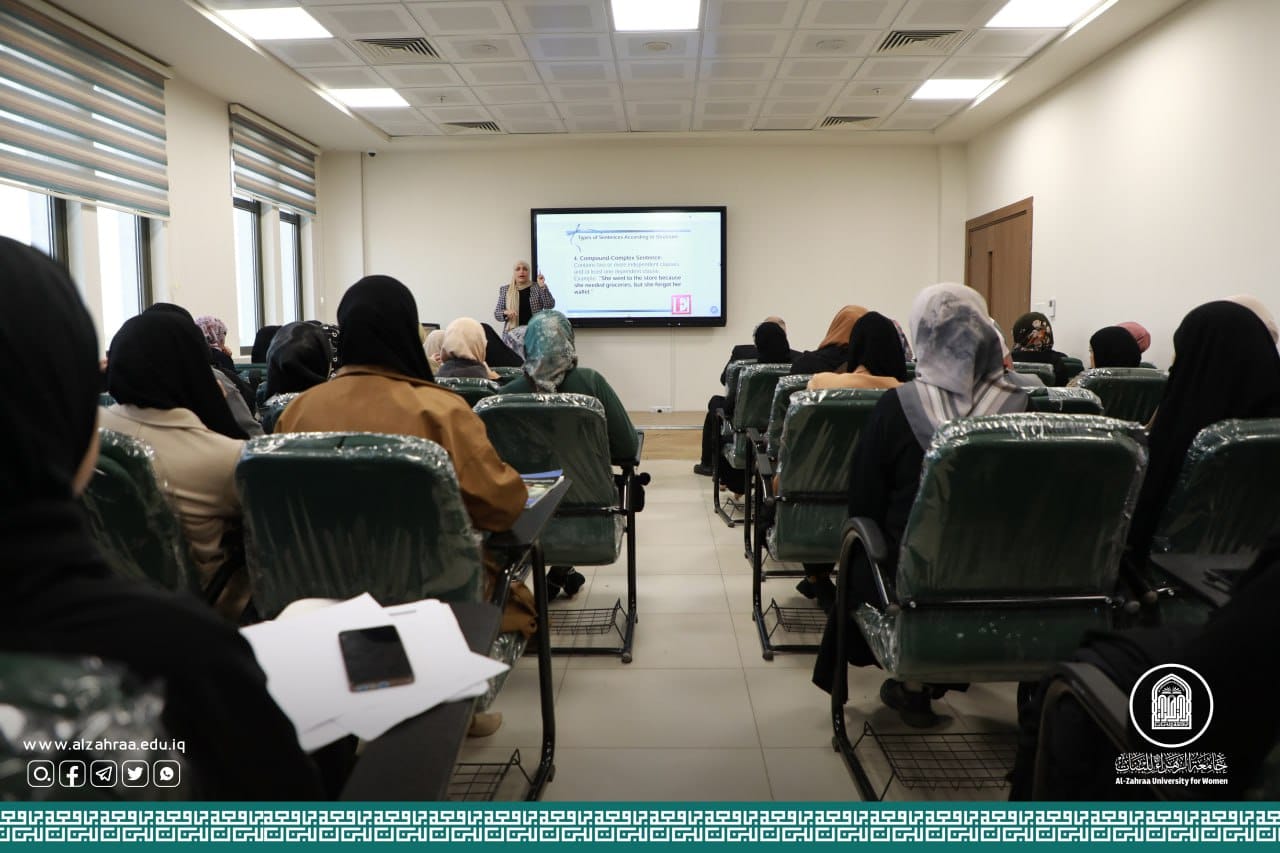 English Language Department/Education Faculty Holds Scientific Workshop Entitled (Types of Sentences in English Language)
