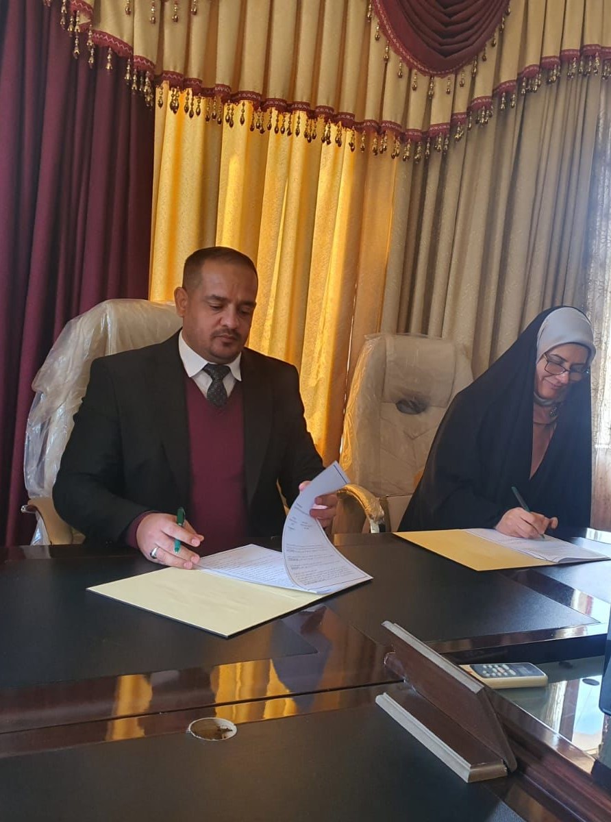 Al-Zahraa University Signs Twinning and Joint Cooperation Agreement with Faculty of Basic Education, Al-Mustansiriya University (Department of Special Education)
