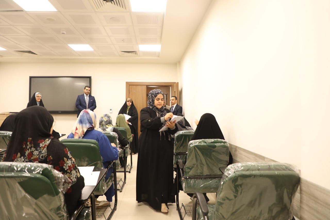 Mathematics Department at Al-Zahraa University  Holds Joint Examination with University of Karbala, Concluding with Satisfactory Results