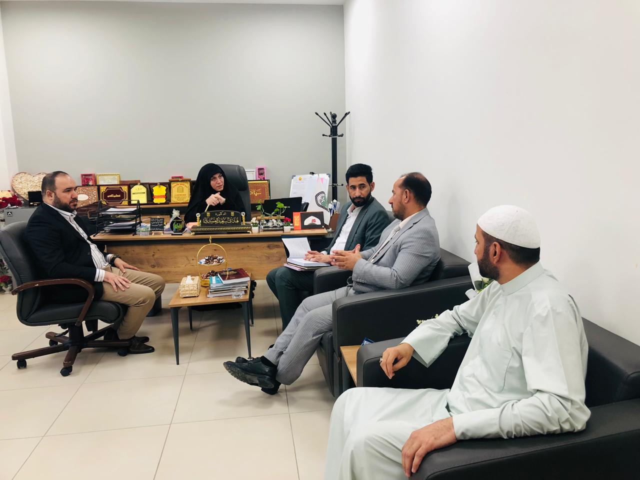 Delegation from Al-A’lamah Al-Ḥilli Centre of Imam Ḥussein Holy Shrine Visits Al-Zahraa University
