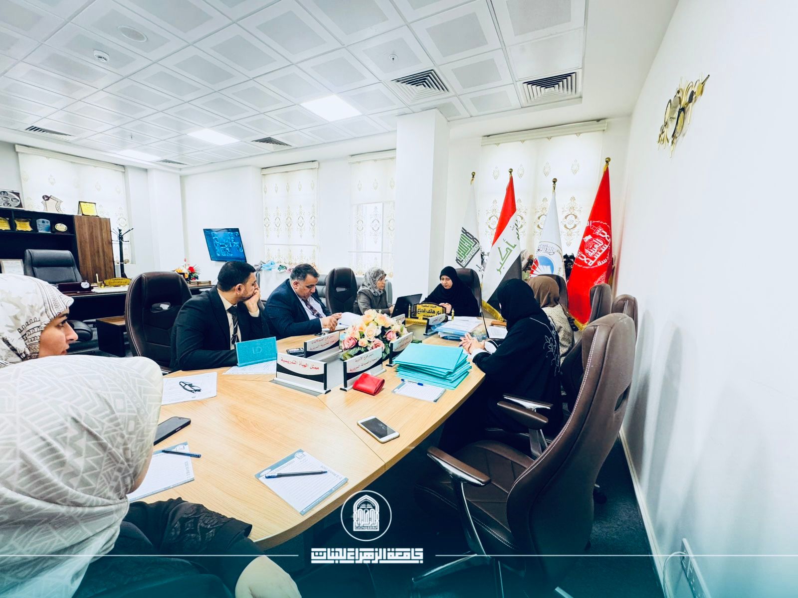 Resumed Intensive Meetings to Follow Up on Programmatic Accreditation Standards by Pharmacy Faculty at Al-Zahraa University