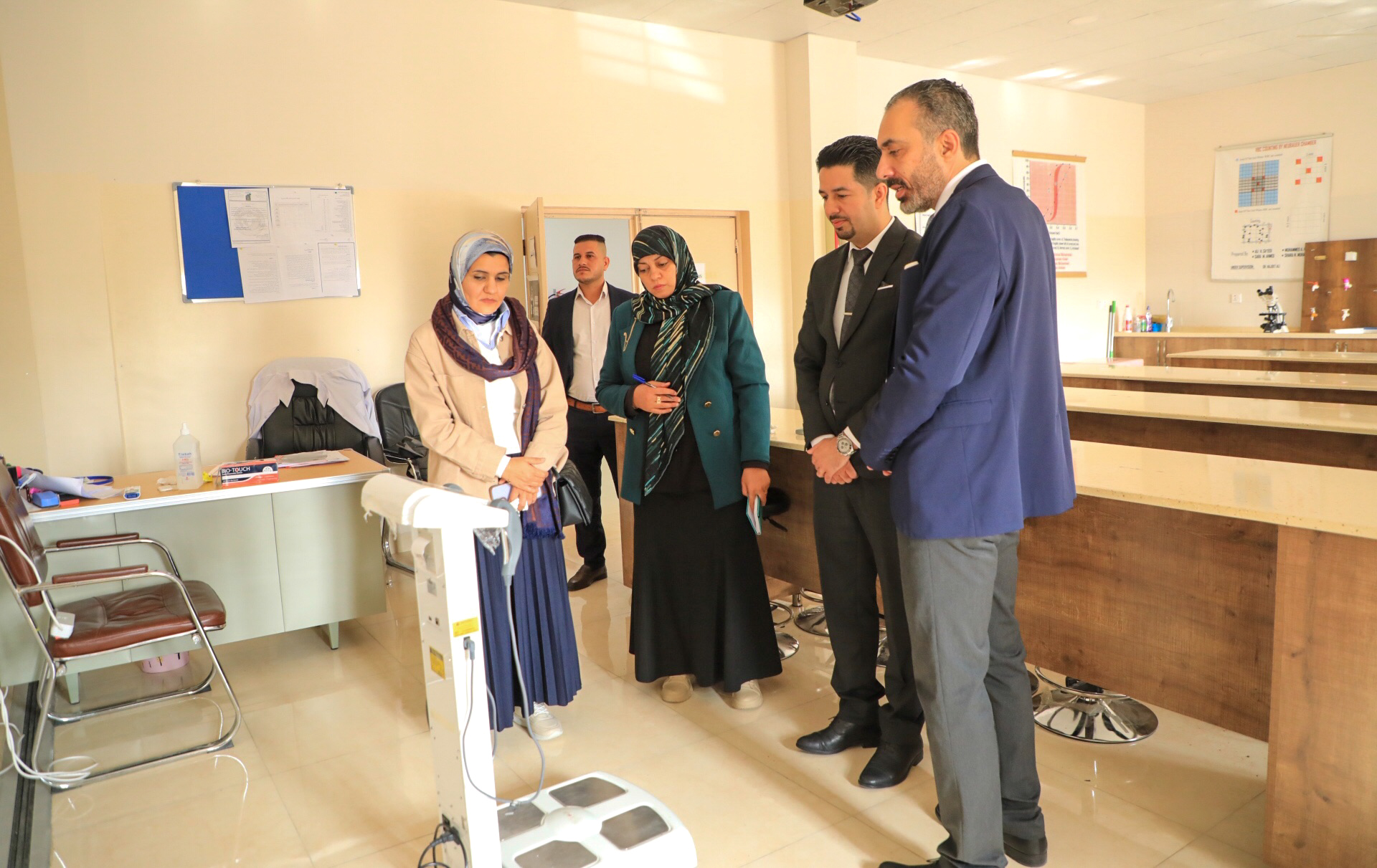 وفد من كلية التقنيات الصحية والطبية في جامعة الزهراء (ع) للبنات يزور كلية التقنيات الصحية والطبية في الجامعة التقنية الشمالية في كركوك.